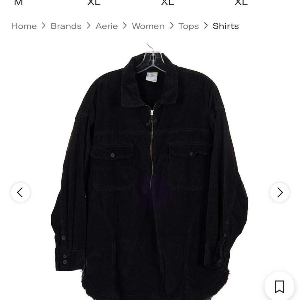 Aerie Corduroy Offline Corduroy Half Zip
